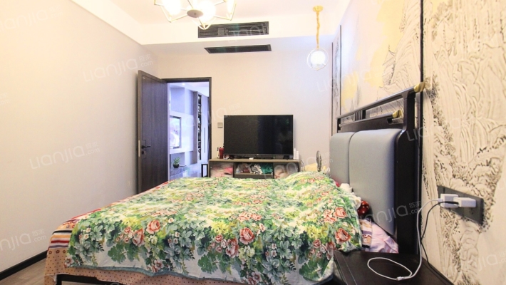 邦泰国际花园洋房、使用面积328平，中式装修.拎包入住-卧室D