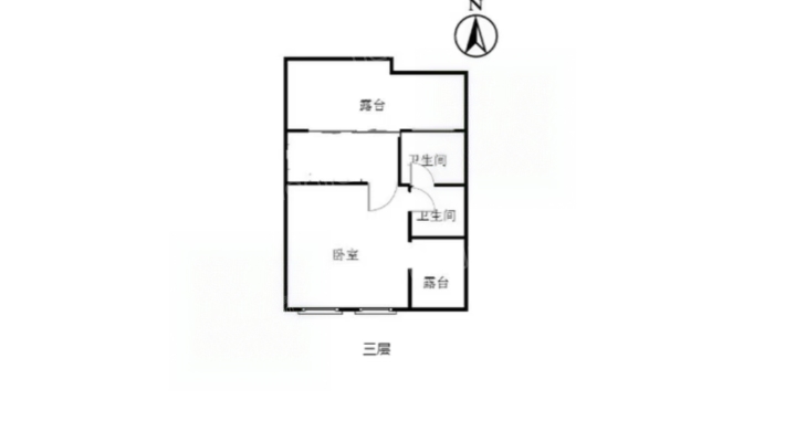 竹语堂 4室3厅 南 北-露台