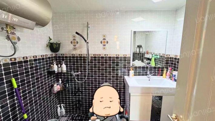 东兴南街电梯房，精装两居室 南北通透好楼层 交通便利-卫生间