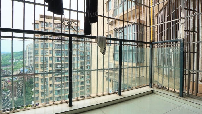 上江北书香府弟优质电梯三房看中庭户型好价格优-阳台