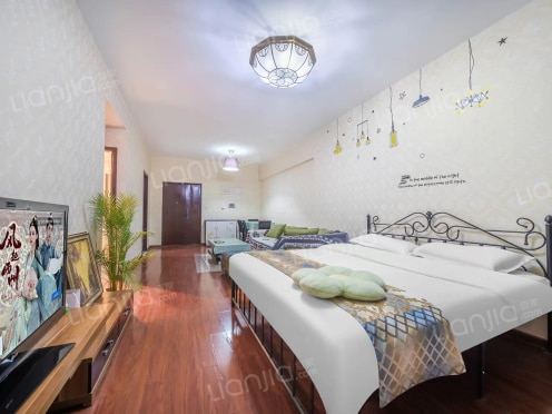 整租·日月光解放碑1号 1室1厅 东