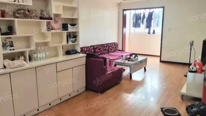 南北通透大两居 自住装修 电梯洋房-客厅