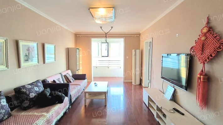 水岸花城一居全南户型方方正正中高楼层采光妥妥滴-客厅