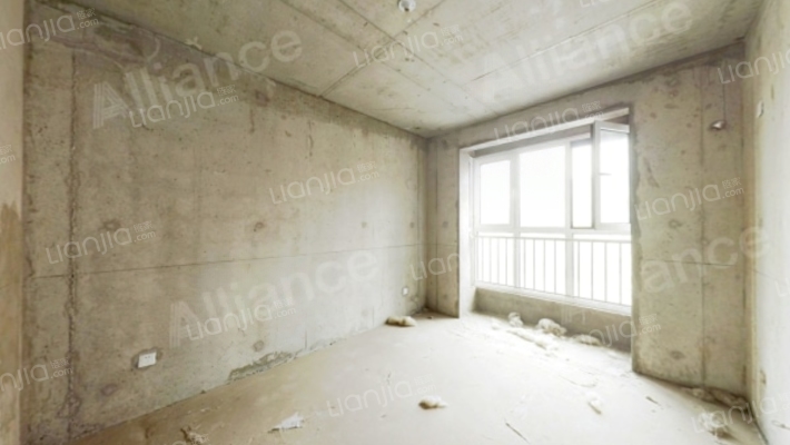 大3居 毛坯 中层 前面没有楼 南北通透 看房有钥匙-卧室A