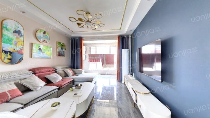 出售 香邑溪谷一期南北通透两居  精装修 满二-客厅