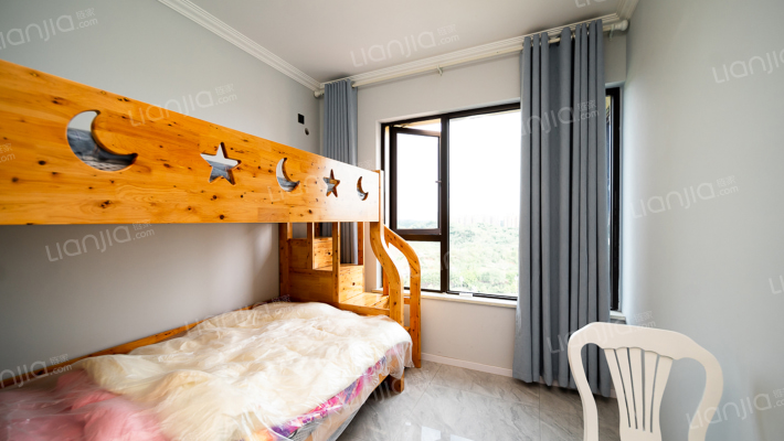 江语城套三 精装修拎包入住 户型方正 小区环境舒适-卧室C