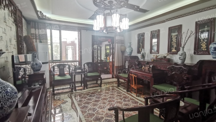 房主急售 中式精装修 洋房下跃 小院儿 阳光房 美哉-客厅B