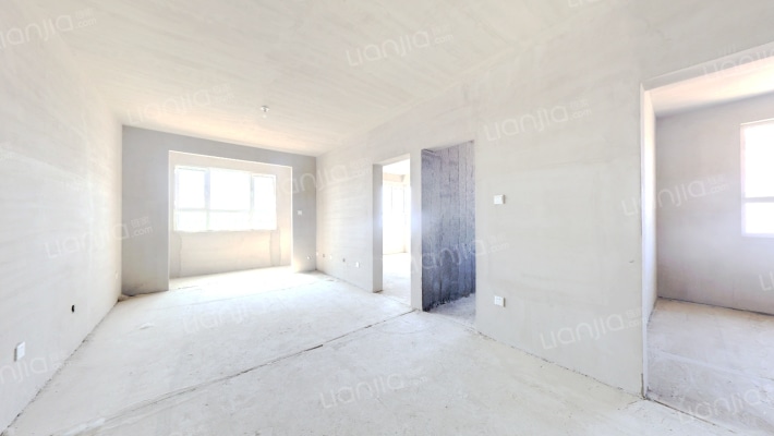 南面一栋楼 高楼层 毛坯 朝南2居 有本-客厅