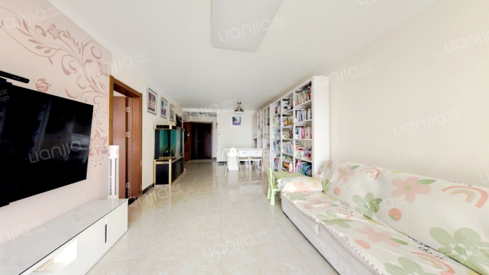 御景园  全南两居 双卫 好楼层  全天采光 带个地下室-客厅