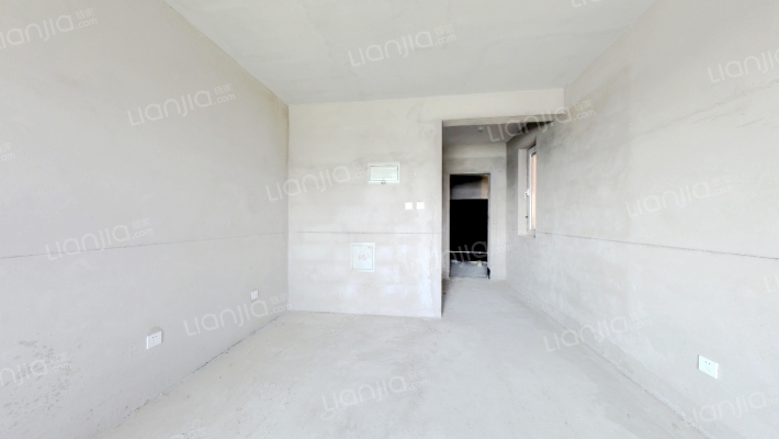 凯兴悦享城高楼层毛坯一居室  满二维一-卧室