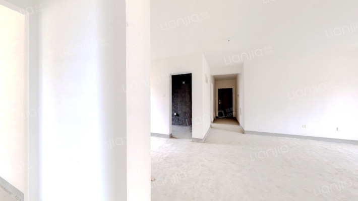 鸿坤理想湾 127平H户型 南北双通透 房本满二可贷款-客厅