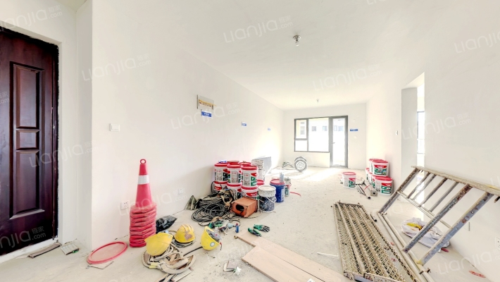 全明格局 集中供暖 一梯两户 得房率高 没有浪费空间-客厅