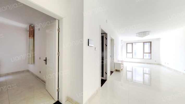 鸿坤理想湾 三居室，精装修，品牌建材， 采光好-客厅