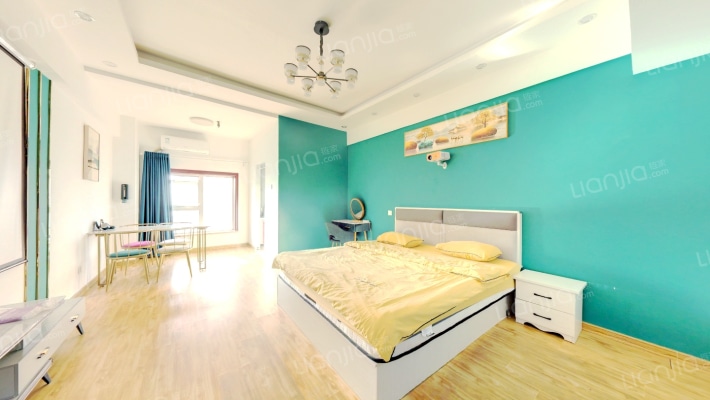 钻石广场 1室1厅 西-卧室