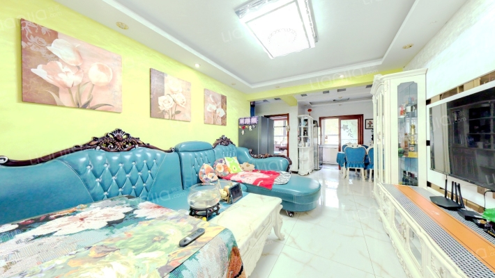 高铁东站 牛津花园三居 百米楼间距  业主自住精装-客厅