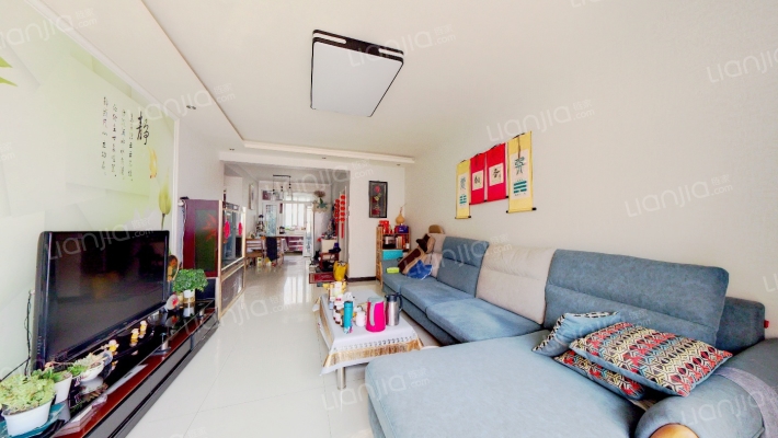 德信公园旁 名流枫景南北通透大两居 精装修拎包入住-客厅