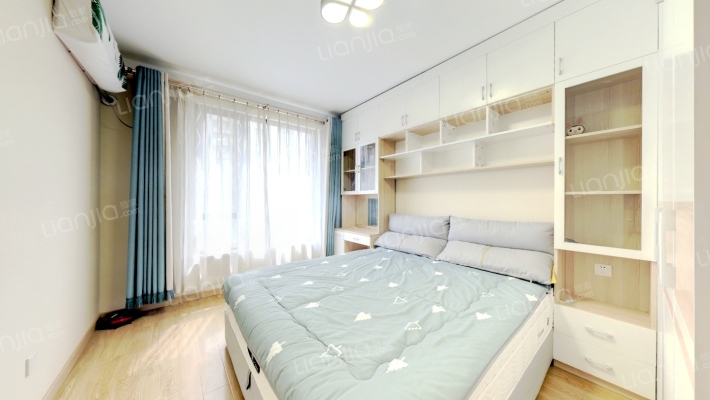 精装修 F户型 南北通透 西户 满二 看房方便-卧室A