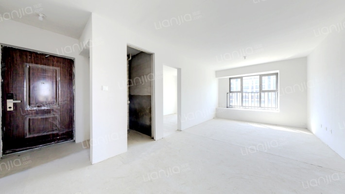 高铁板块南北通透四居室，三面宽朝南，一梯两户-客厅