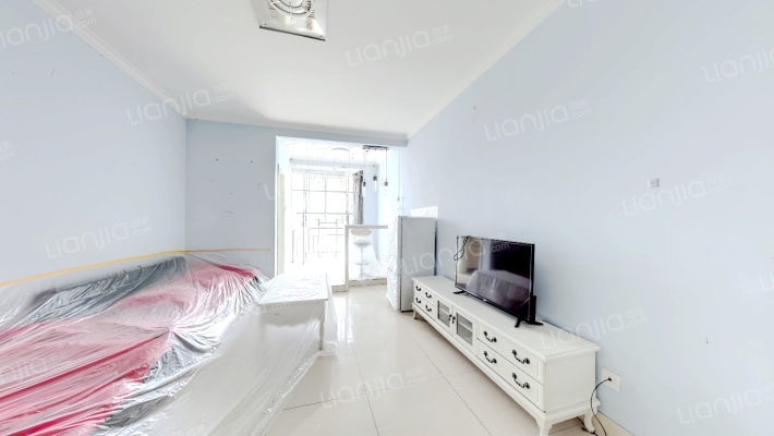 德信公园 正规一居，集中供暖，生活成本低，-客厅