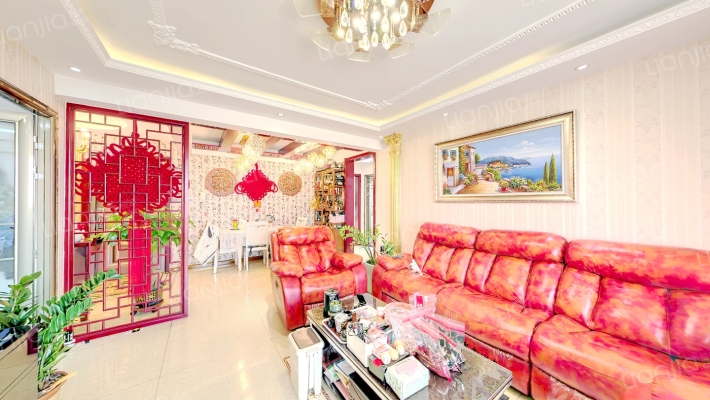 全屋精装修，满五唯一，电梯房的凤凰层-客厅