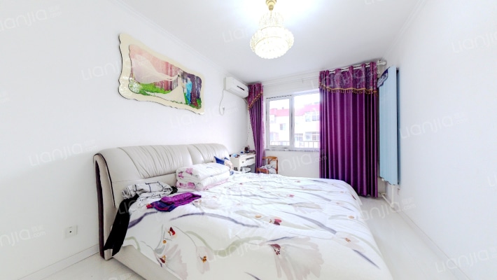 出售槐林新村南北通透，高新区四居室。-卧室B