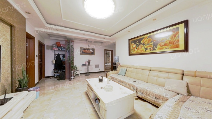 涿州开发区，南北通透三居，精装修，采光好，诚意出售-客厅