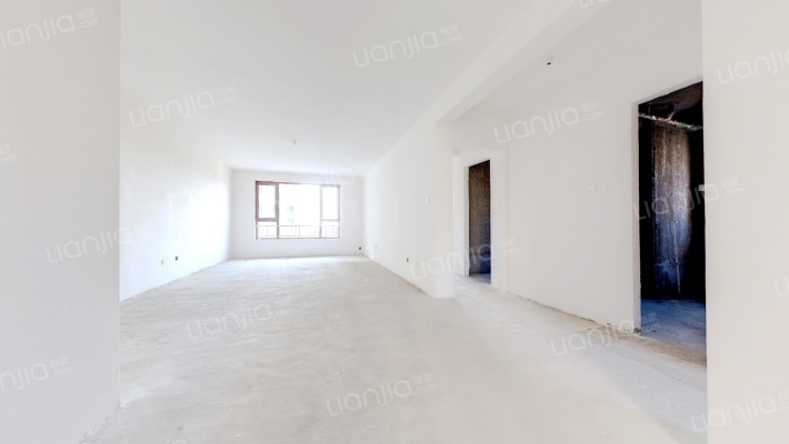 南北通三居，毛坯随意装修，采光充足-客厅