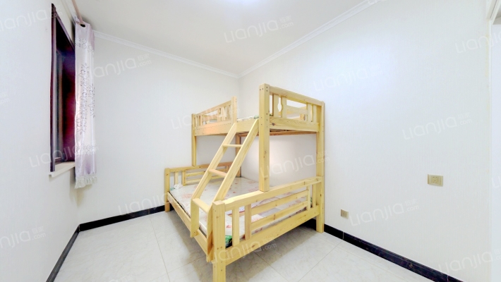 鸿坤理想湾北区朝阳小三居，采光好，视野好-卧室A