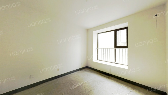 鸿坤理想湾三居室   南北通透   毛坯房-卧室C