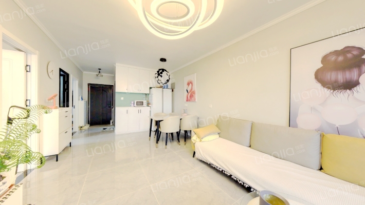 西南向两居，精装修 拎包入住，楼层好-客厅