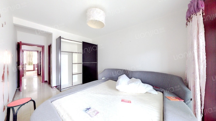 华泰豪庭南北通透两居双卫采光好户型好税费低-卧室B