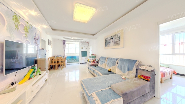 双塔社区低单价2居，中间楼层视野开阔，配套齐全-客厅