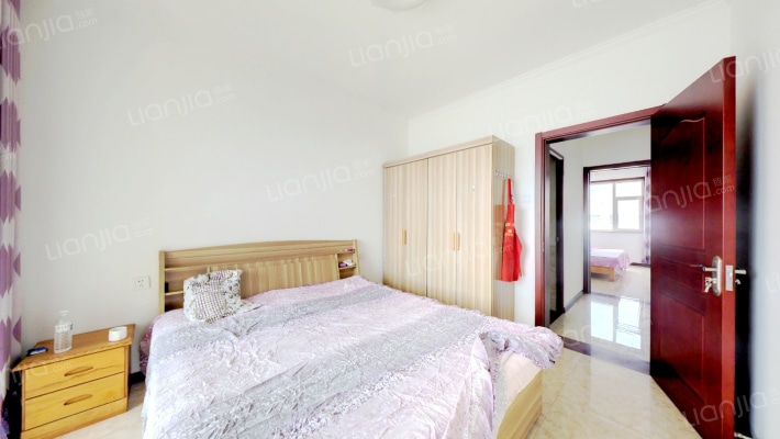 南北通透精装修两居室，拎包入住-卧室B