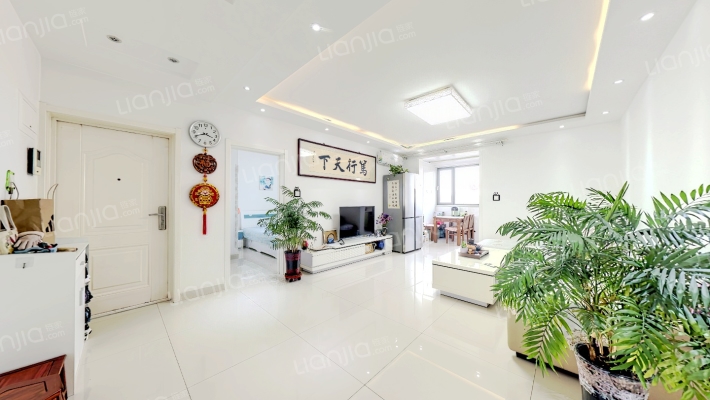 开发区南北三居精装修，中间楼层，采光好-客厅