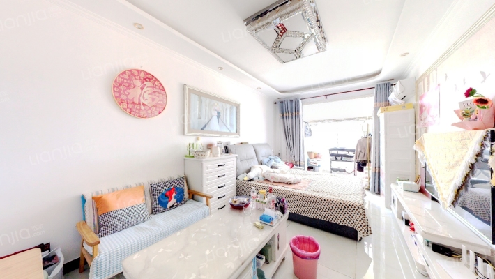 范阳主路旁 板楼三层两居室 精装修 集中供暖-卧室B