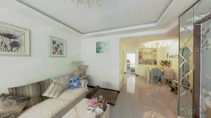 鸿盛凯旋门 2室1厅 南-客厅