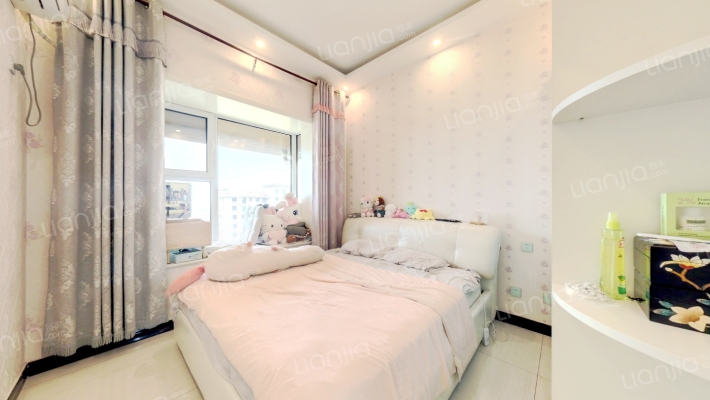 南北通透三居室带阁楼 精装 花园社区 德信公园-卧室B