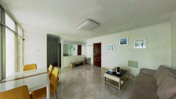 全阳2居室，中间楼层，靠谱出售， 看房有钥匙-客厅