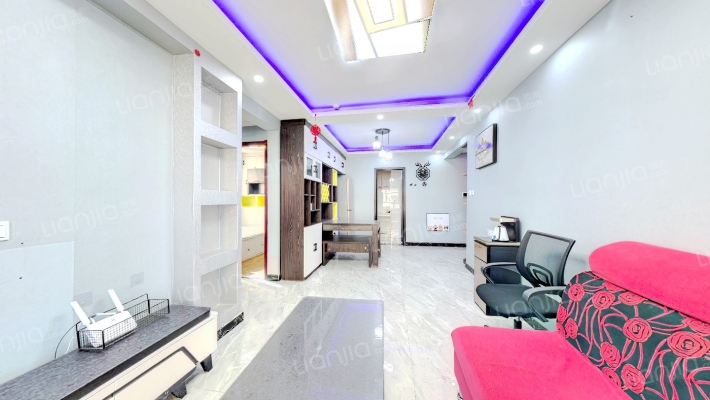 德信公园业主自住品牌装修交通便利-客厅