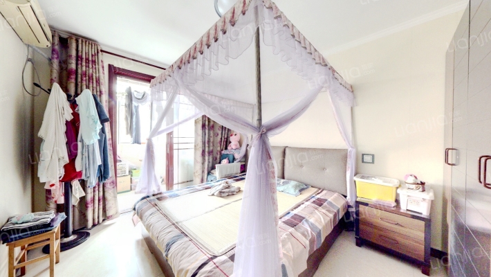 南向两居，精装修，好楼层，拎包入住-卧室A