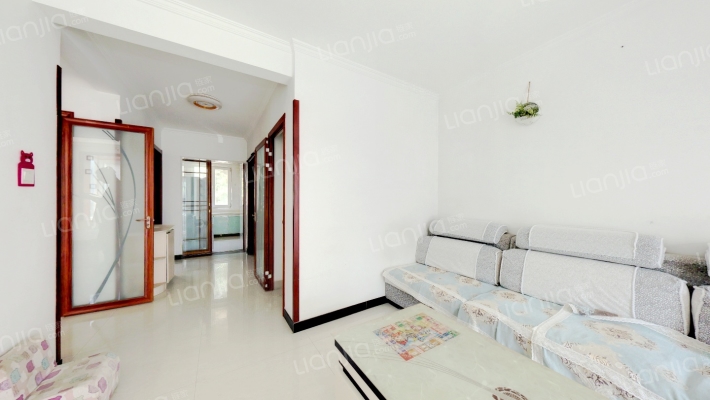 高铁区域天地新城精装修两居室家具家电齐全拎包入住-客厅