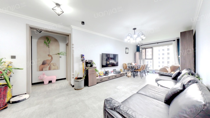 K2狮子城南区 3室2厅 南 北-客厅