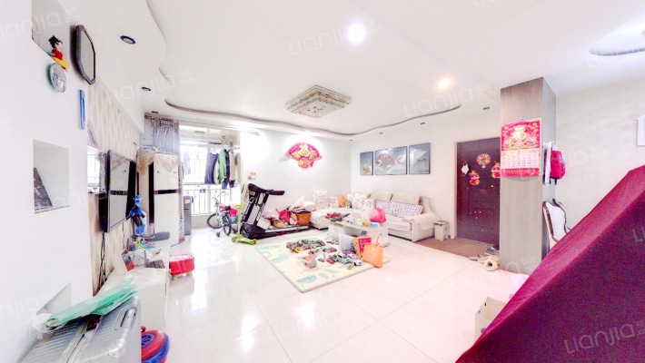 此房房本满五唯一，税费低，华阳路，紧挨二康医院-客厅