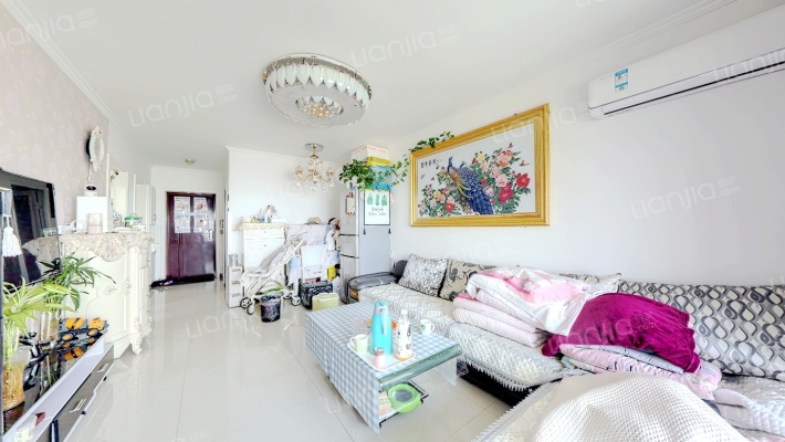 成熟社区精装好楼层房本满五唯一税费低-客厅