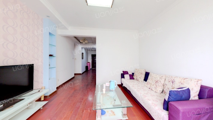 华阳路旁 联合七号院 86平全南两居室急售-客厅