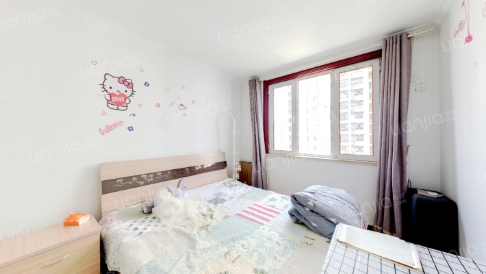 ：南向大两居 毛坯随意装 房本满二 好楼层视野好-卧室B