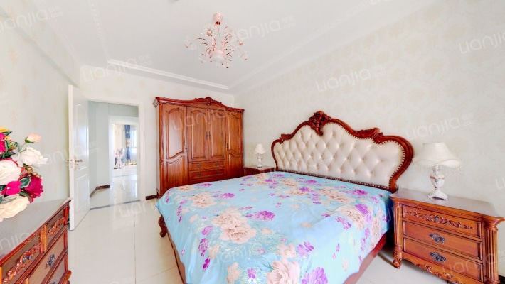 范阳路品质社区御景园40万精装修大两居拎包入住-卧室B