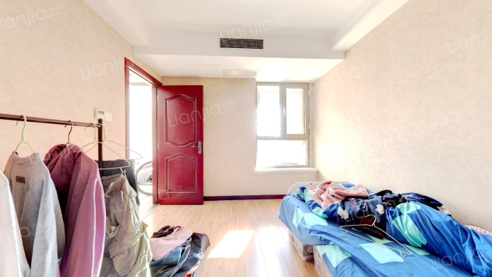 御景园全南两居，精装修，高楼层，采光好。-卧室A