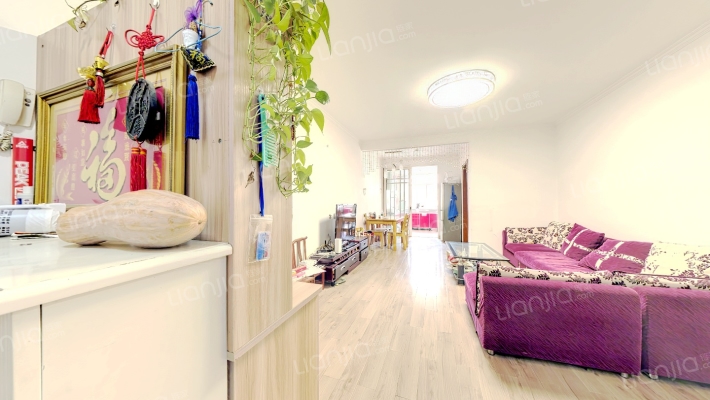 开发区高新朝路华泰豪庭大两居电梯洋房出售税费低-客厅