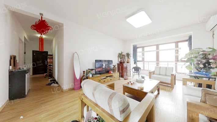 金品时代小区 人车分流 南北通透大三居-客厅